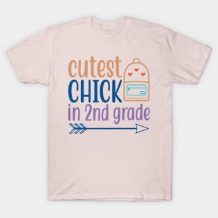 Cutest chick in 2nd Grade T-Shirt